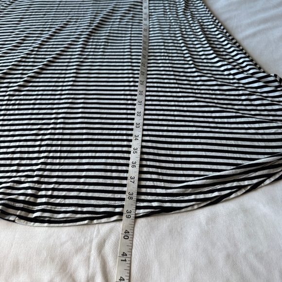 Old Navy Womens Black and White Striped Jersey Tank Dress Size XL Beach Vacation - Picture 8 of 10